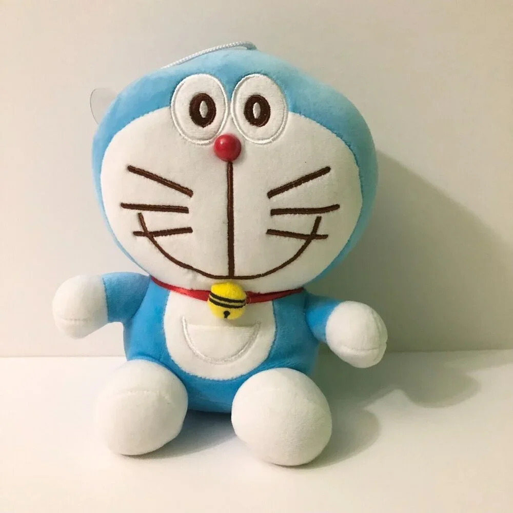 Doraemon Plush Window Cling 9 Inch Tall Stuffed Toy
